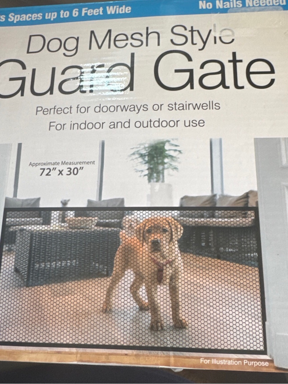 Source Unknown Black Dog Mesh Guard Gate